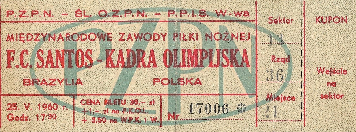 1960 5 25 Polska vs FC Santos 2