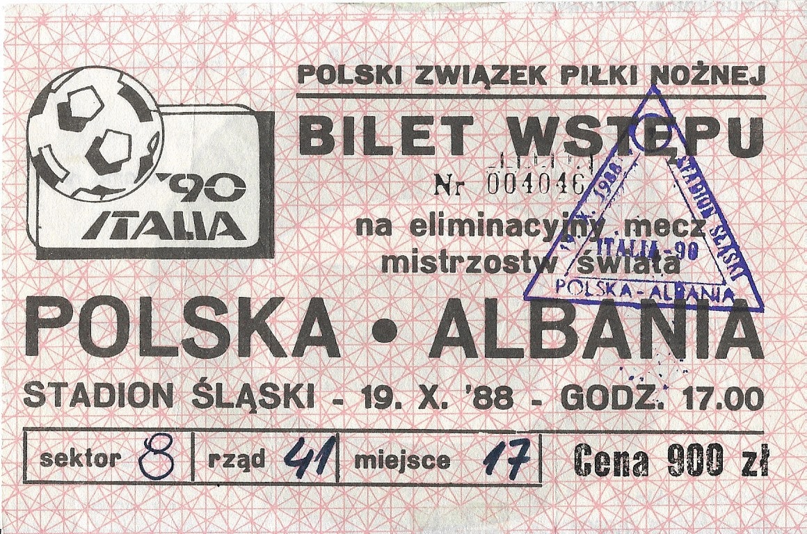 1988 10 19 Polska Albania 2