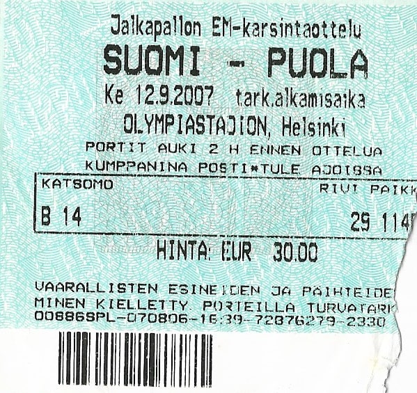 2007 9 12 Finlandia Polska 1