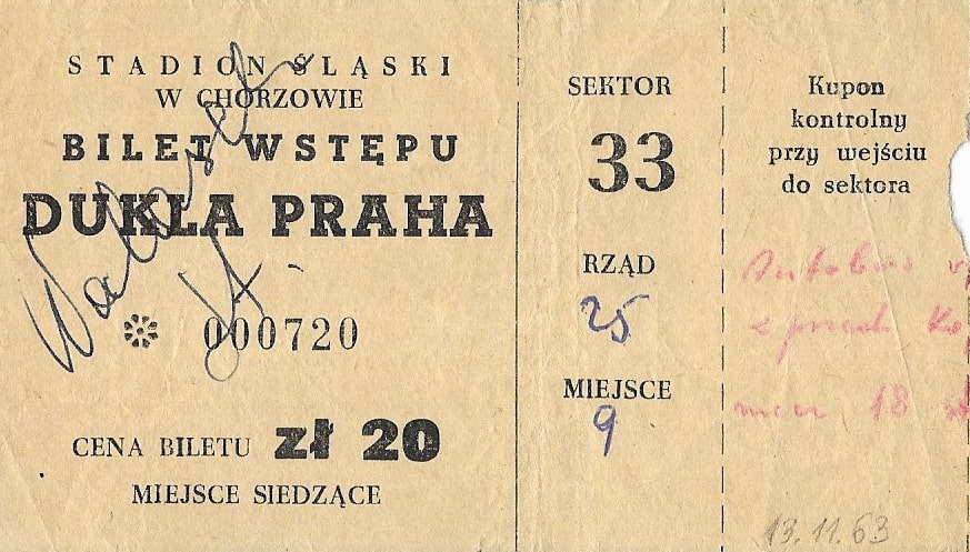 1963 11 13 Gornik Zabrze Dukla Praga 2