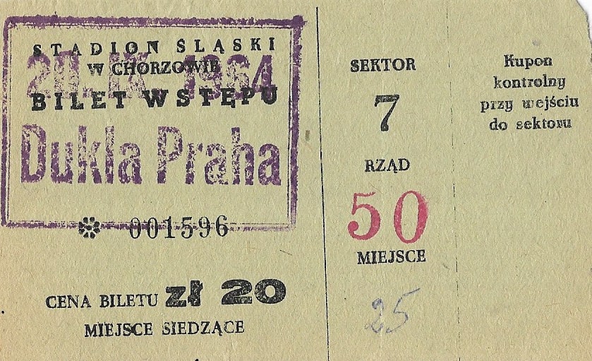 1964 9 20 Gornik Zabrze Dukla Praga 2