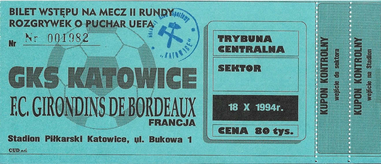 1994 10 18 GKS Katowice Girondis Bordeuac 2