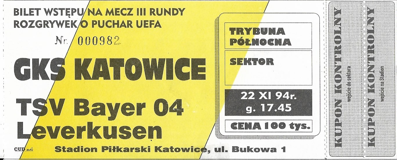 1994 11 22 GKS Katowice Bayer Leverkusen 2