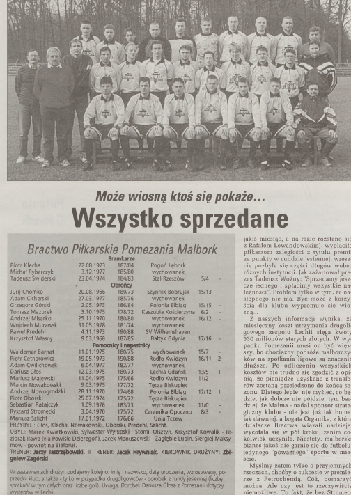 Pomezania skarb 1996 97 wiosna