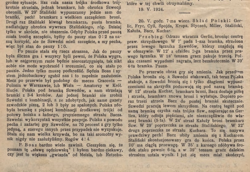 Tygodnik Sportowy nr 22 z 28.05.1924 s.2 cz2