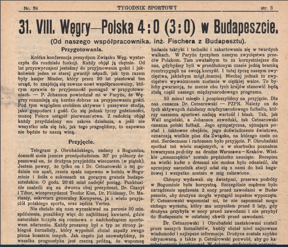 Tygodnik Sportowy nr 36 z 03.09.1924 s.3 cz1