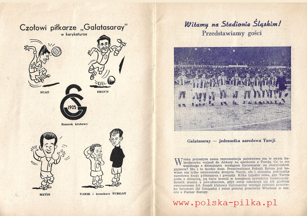 Polonia Galatasaray 1962 8
