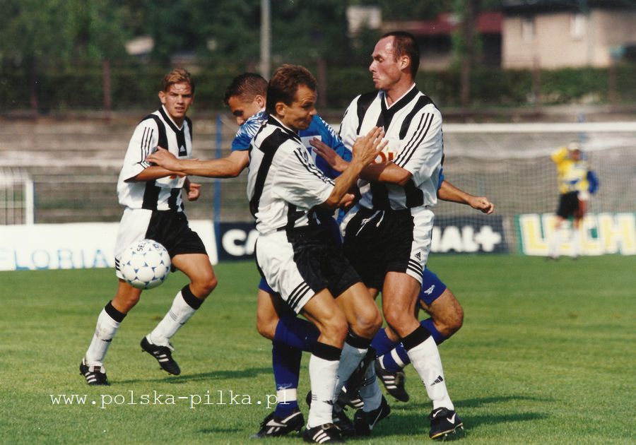 Ruch Dyskoblia 07.08.99 Marcin Malinowski po lewej. Potok Andrzej Janeczek i Grzegorz Motyka