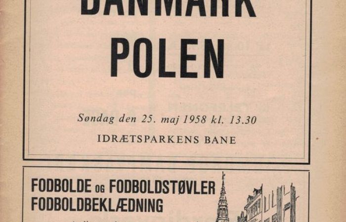 Dania - Polska 3-2 (25-5-1958)